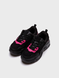 Кроссовки PlayToday Tween 32421905, черный, фуксия, 33