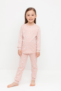 Пижама детская CROCKID К 1044, розовый, 128, 1 шт.