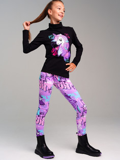 Леггинсы детские PlayToday 32421492, разноцветный, 152