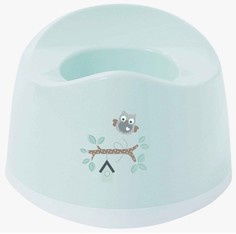 Горшок детский, bebe jou, 6025 ментол/совушки