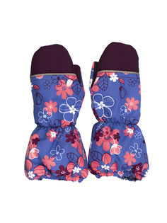 Варежки детские Kisu W22-35601P, фиолетовый, 3