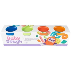 Тесто для лепки Baby Dough Набор № 2 240 г 4 цвета