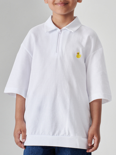 Поло детское Happy Baby 88198, white, 92