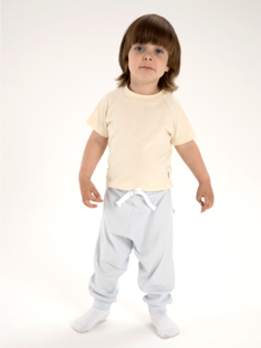Брюки детские Кузя Тут CozyTot Basic, морозная льдинка, 98