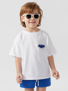 Футболка детская Happy Baby 88211, white candy , 92