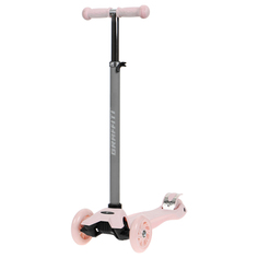 Самокат GRAFFITI световые колёса PU 120 70 мм ABEC 7 цвет розовый