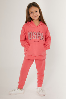 Костюм повседневный US Polo Assn G084SZ0HF0US1601_VR041, темно-розовый, 116