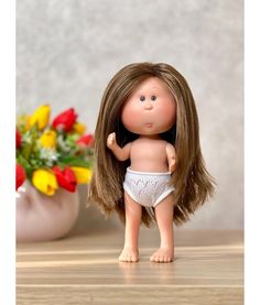 Кукла Nines виниловая 23см Little Mia без одежды 3199W2