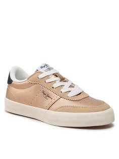 Кроссовки Pepe Jeans Kenton Metallic G PGS30550, золотой, 31