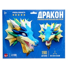 Конструктор полигональный UNICON Дракон 190 деталей