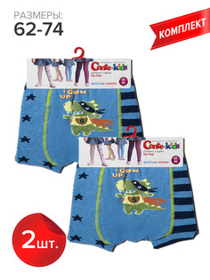 Колготки детские Conte Kids TIP-TOP (весёлые ножки) 14С-79СП, голубой, 62-74