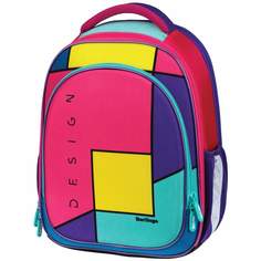 Ранец Berlingo Expert Light облегченный Pink blocks 38*28*15см, 3 отделения, 2 кармана,