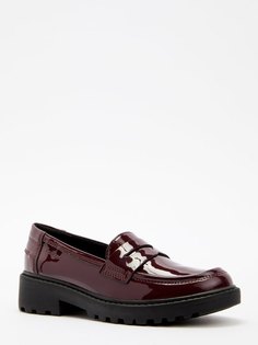 Лоферы GEOX J CASEY GIRL J3620C, бордовый, 32