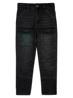 Джинсы детские PlayToday 32411247, черный, 164