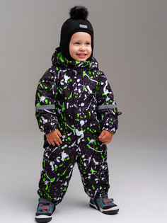 Комбинезон детский PlayToday 32413002, черный, белый, 86