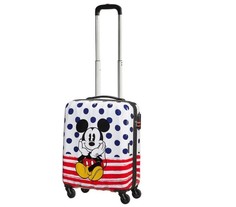 Детский чемодан American Tourister Kabinowa Disney Legends Spinner Mickey Blue Dots 36 л