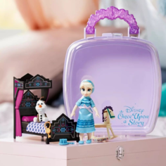 Игровой набор с мини куклой Эльза Фрозен Once Upon a Story Disney