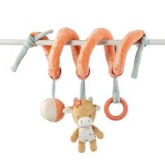 Игрушка мягкая Nattou Toy spiral MILA ZOE LANA Корова, Ёжик (Кот 266161 (166683)
