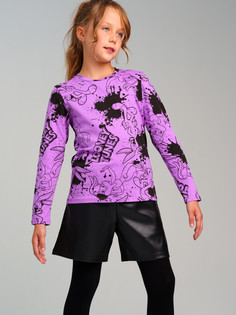 Лонгслив детский PlayToday 32441032, фиолетовый, 140