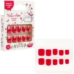 Накладные ногти на клеевой основе Lukky Нэйл-Арт 32 Velvet Fuchsia 3-10 лет