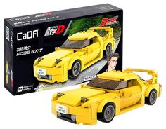 Конструктор классический СaDa Initial D черная машина AE-86 Trueno 280 деталей Cada