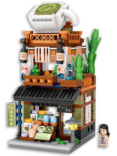 Конструктор LOZ mini Магазин чая 379 деталей, 1656 Tea Shop