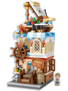 Конструктор LOZ mini Дом с парусами 380 деталей, 1650 House with sails