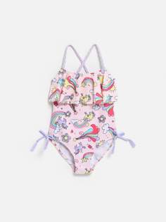 Купальник слитный детский Acoola 20224720020, розовый, 98