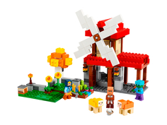 Конструктор LEGO Minecraft Ферма с ветряной мельницей, 462 детали, 21262
