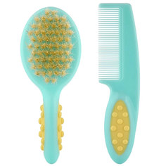Детская щеточка с расческой, цвет мятный Roxy Kids