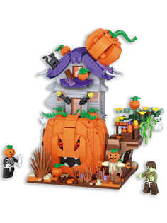 Конструктор Loz mini Тыквенный домик 762 детали NO. 1249 Pumpkin house
