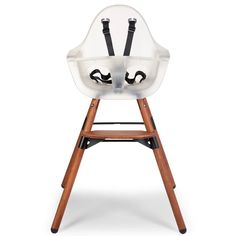Стульчик для кормления 3в1 Childhome Evolu2 Nut Frosted, подушка Angel Gold dots