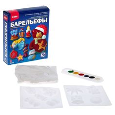 Набор для отливки барельефов елочные игрушки Рождество No Brand