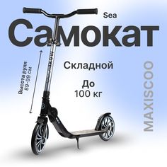 Самокат Maxiscoo Z-MSC-SB-23 черный