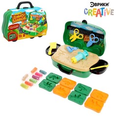 Набор для игры с пластилином «Мир динозавров» No Brand