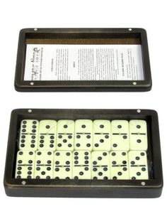 Домино профессиональное D6 в деревянной шкатулке с замшей 21*13*5 см 999-RT-35H Ровертайм