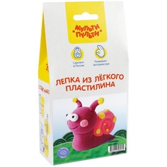 Мульти Пульти из легкого пластилина "Улитка"