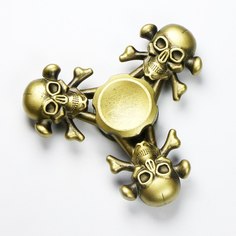 Мир Книги Ритейл Спиннер металлический Череп
