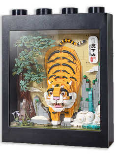 Конструктор LOZ mini Тигр 1329 деталей, 1906 Tiger Creative Series