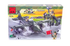 Конструктор "Истребитель"(225дет.)в коробке BRICK 810 Brickmaster