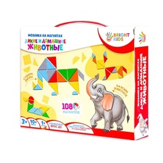 BRIGHT KIDS. Мозаика на магнитах %26quot;Дикие и домашние животные%26quot; Рыжий кот