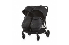 Коляска для двойни Chipolino Top Stars Ebony, KBTP02301EB