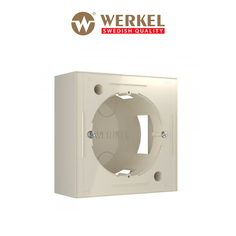 Коробка для накладного монтажа Werkel W8000003 слоновая кость