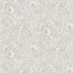 Обои Malex design горячего тиснения, 1,06x10 м, Жардин, светло-бежевые, 1 рулон