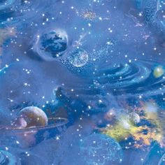 Обои бумажные Саратовские обои Космос С6 Д644-01 (0,53х10 м) Саратовская обойная фабрика