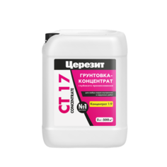 Грунт глуб.проникновения CERESIT CТ 17 концентрат 5 л Церезит