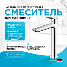 Смеситель для раковины Hansgrohe Logis Fine 71258000 Хром