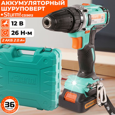Акк. безударная дрель-шуруповерт Sturm! CD3612