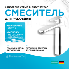 Смеситель для раковины Hansgrohe Vernis Blend 71552000