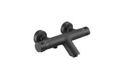 Смеситель-термостат для ванны черный ESKO T3054Black ЕСКО
